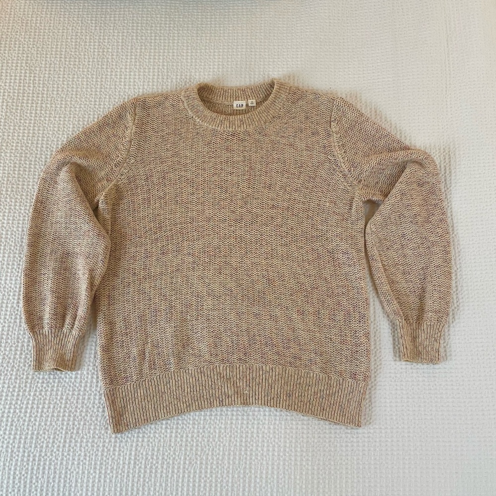 GAP Women's Multicolor Crewneck Sweater